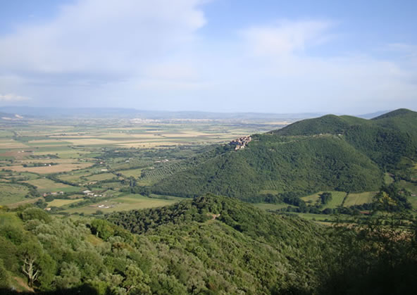 Panorama di Vetulonia